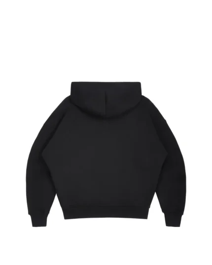 Tag Zip-up Hoodie Black