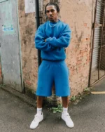 Disc Sweatshirt Cobalt